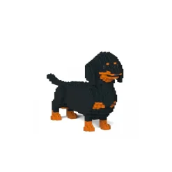 Jekca - Dachshund - Dog - 02S-M01 - Lego - Sculpture - Construction - 4D - Brick Animals - Toys - Avvenice
