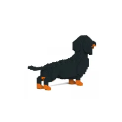 Jekca - Dachshund - Dog - 02S-M01 - Lego - Sculpture - Construction - 4D - Brick Animals - Toys - Avvenice