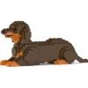 Jekca - Dachshund 04-M02 - Big - Lego - Sculpture - Construction - 4D - Brick Animals - Toys - Avvenice