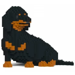 Jekca - Dachshund 05-M01 - Big - Lego - Sculpture - Construction - 4D - Brick Animals - Toys - Avvenice