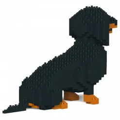 Jekca - Dachshund 03-M01 - Big - Lego - Sculpture - Construction - 4D - Brick Animals - Toys - Avvenice