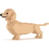 Jekca - Dachshund 02-M03 - Big - Lego - Sculpture - Construction - 4D - Brick Animals - Toys - Avvenice