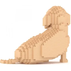 Jekca - Dachshund 05-M03 - Big - Lego - Sculpture - Construction - 4D - Brick Animals - Toys - Avvenice