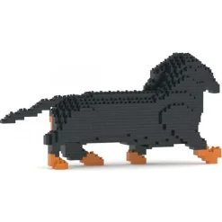 Jekca - Dachshund 06-M01 - Big - Lego - Sculpture - Construction - 4D - Brick Animals - Toys - Avvenice