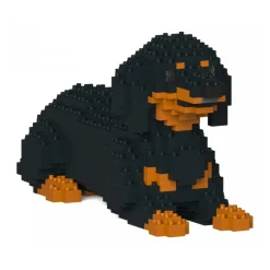 Jekca - Dachshund 04S-M01 - Lego - Sculpture - Construction - 4D - Brick Animals - Toys - Avvenice