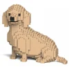 Jekca - Dachshund 05S-M03 - Lego - Sculpture - Construction - 4D - Brick Animals - Toys - Avvenice