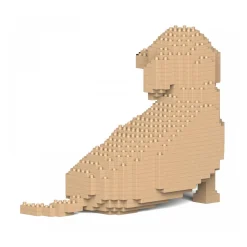 Jekca - Dachshund 05S-M03 - Lego - Sculpture - Construction - 4D - Brick Animals - Toys - Avvenice