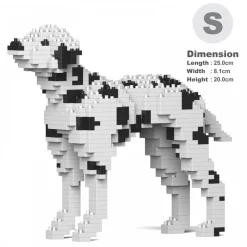Jekca - Dalmatian 01S-M01 - Lego - Sculpture - Construction - 4D - Brick Animals - Toys - Avvenice