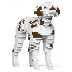 Jekca - Dalmatian 01S-M02 - Lego - Sculpture - Construction - 4D - Brick Animals - Toys - Avvenice