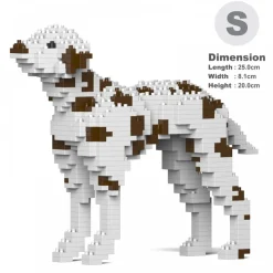 Jekca - Dalmatian 01S-M02 - Lego - Sculpture - Construction - 4D - Brick Animals - Toys - Avvenice