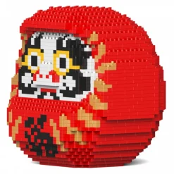 Jekca - Daruma Doll 02-M01 - Big - Lego - Sculpture - Construction - 4D - Brick Animals - Toys - Avvenice