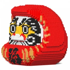 Jekca - Daruma Doll 01-M01 - Big - Lego - Sculpture - Construction - 4D - Brick Animals - Toys - Avvenice