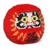 Jekca - Daruma Doll 02S-M01 - Lego - Sculpture - Construction - 4D - Brick Animals - Toys - Avvenice