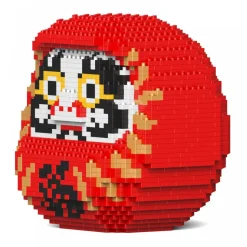 Jekca - Daruma Doll 02S-M01 - Lego - Sculpture - Construction - 4D - Brick Animals - Toys - Avvenice