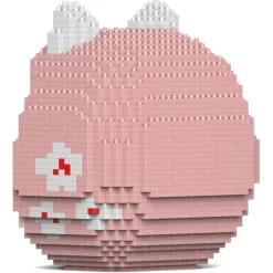 Jekca - Daruma Maneki Neko 01-M01 - Big - Lego - Sculpture - Construction - 4D - Brick Animals - Toys - Avvenice