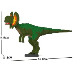 Jekca - Dilophosaurus 01S-M01 - Lego - Sculpture - Construction - 4D - Brick Animals - Toys - Avvenice
