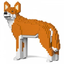 Jekca - Dingo 01 - Big - Lego - Sculpture - Construction - 4D - Brick Animals - Toys - Avvenice