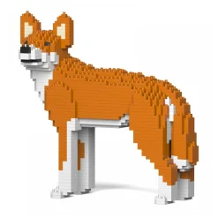 Jekca - Dingo 01S - Lego - Sculpture - Construction - 4D - Brick Animals - Toys - Avvenice
