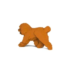 Jekca - Dwarf Poodle - Dog - 02S-M04 - Lego - Sculpture - Construction - 4D - Brick Animals - Toys - Avvenice