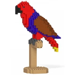 Jekca - Eclectus 01S - Lego - Sculpture - Construction - 4D - Brick Animals - Toys - Avvenice