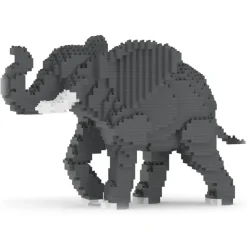 Jekca - Elephant 01 - Big - Lego - Sculpture - Construction - 4D - Brick Animals - Toys - Avvenice
