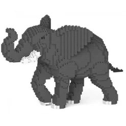 Jekca - Elephant 01S - Lego - Sculpture - Construction - 4D - Brick Animals - Toys - Avvenice