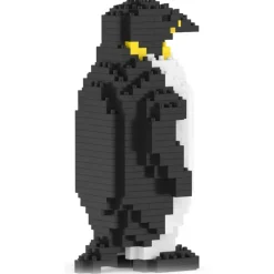 Jekca - Emperor Penguin 03 - Big - Lego - Sculpture - Construction - 4D - Brick Animals - Toys - Avvenice