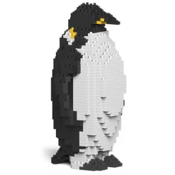 Jekca - Emperor Penguin 01S - Lego - Sculpture - Construction - 4D - Brick Animals - Toys - Avvenice