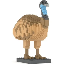 Jekca - Emu 01 - Big - Lego - Sculpture - Construction - 4D - Brick Animals - Toys - Avvenice