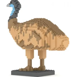 Jekca - Emu 01 - Big - Lego - Sculpture - Construction - 4D - Brick Animals - Toys - Avvenice