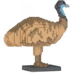 Jekca - Emu 01 - Lego - Sculpture - Construction - 4D - Brick Animals - Toys - Avvenice