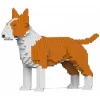Jekca - English Bull Terrier 01-M02 - Big - Lego - Sculpture - Construction - 4D - Brick Animals - Toys - Avvenice