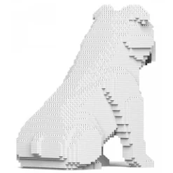 Jekca - English Bulldog 4-in-1 Pack 01S-M02 - Lego - Sculpture - Construction - 4D - Brick Animals - Toys - Avvenice