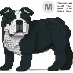 Jekca - English Bulldog 4-in-1 Pack 01-M04 - Big - Lego - Sculpture - Construction - 4D - Brick Animals - Toys - Avvenice