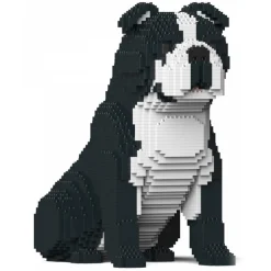 Jekca - English Bulldog 4-in-1 Pack 01-M04 - Big - Lego - Sculpture - Construction - 4D - Brick Animals - Toys - Avvenice