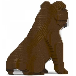 Jekca - English Bulldog 4-in-1 Pack 01-M01 - Big - Lego - Sculpture - Construction - 4D - Brick Animals - Toys - Avvenice