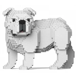 Jekca - English Bulldog 4-in-1 Pack 01-M02 - Big - Lego - Sculpture - Construction - 4D - Brick Animals - Toys - Avvenice
