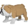 Jekca - English Bulldog 01-M03 - Big - Lego - Sculpture - Construction - 4D - Brick Animals - Toys - Avvenice