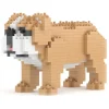 Jekca - English Bulldog Mini 01 - Lego - Sculpture - Construction - 4D - Brick Animals - Toys - Avvenice