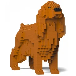 Jekca - English Cocker Spaniel 01-M03 - Big - Lego - Sculpture - Construction - 4D - Brick Animals - Toys - Avvenice