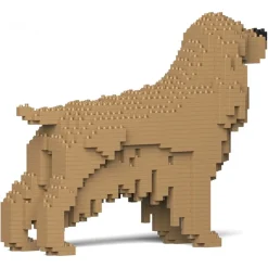 Jekca - English Cocker Spaniel 01-M01 - Big - Lego - Sculpture - Construction - 4D - Brick Animals - Toys - Avvenice