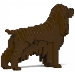 Jekca - English Cocker Spaniel 01-M04 - Big - Lego - Sculpture - Construction - 4D - Brick Animals - Toys - Avvenice
