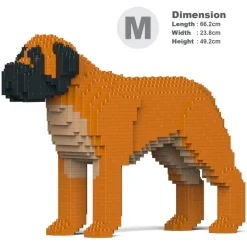 Jekca - English Mastiff 01-M02 - Big - Lego - Sculpture - Construction - 4D - Brick Animals - Toys - Avvenice