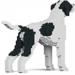 Jekca - English Pointer 01-M02 - Big - Lego - Sculpture - Construction - 4D - Brick Animals - Toys - Avvenice