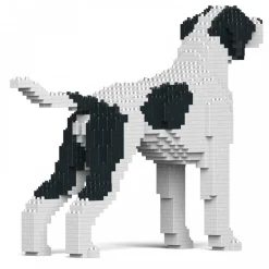 Jekca - English Pointer 01S-M02 - Lego - Sculpture - Construction - 4D - Brick Animals - Toys - Avvenice