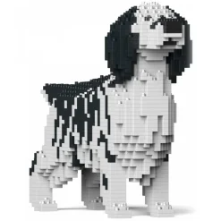 Jekca - English Setter 01-M02 - Big - Lego - Sculpture - Construction - 4D - Brick Animals - Toys - Avvenice