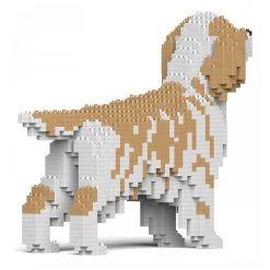Jekca - English Setter 01S-M01 - Lego - Sculpture - Construction - 4D - Brick Animals - Toys - Avvenice