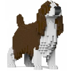 Jekca - English Springer Spaniel 01-M03 - Big - Lego - Sculpture - Construction - 4D - Brick Animals - Toys - Avvenice