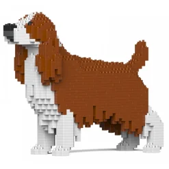 Jekca - English Springer Spaniel 01S-M01 - Lego - Sculpture - Construction - 4D - Brick Animals - Toys - Avvenice