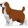 Jekca - English Springer Spaniel 01-M01 - Big - Lego - Sculpture - Construction - 4D - Brick Animals - Toys - Avvenice